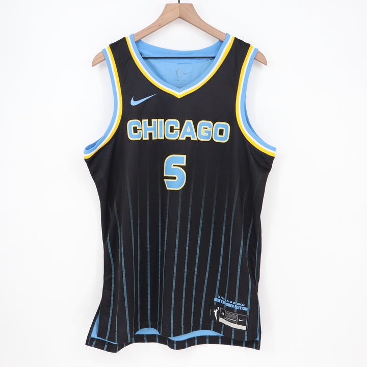 Nike Chicago Sky Angel Reese #5 Explorer Edition WNBA Jersey Black Womens L