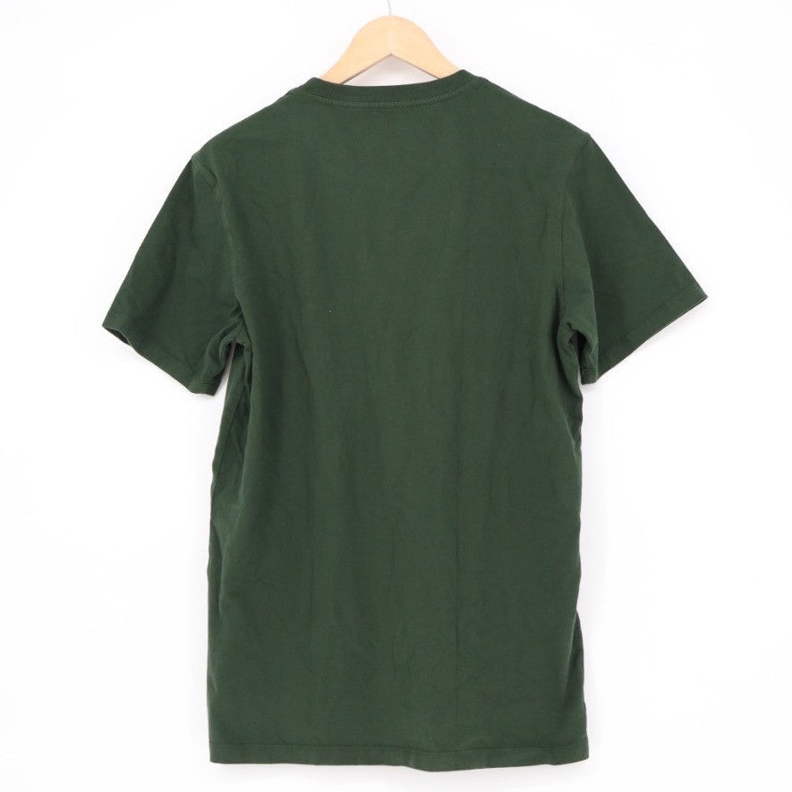 American Giant Pocket T Shirt Forest Green Short Sleeve Made in USA Size S