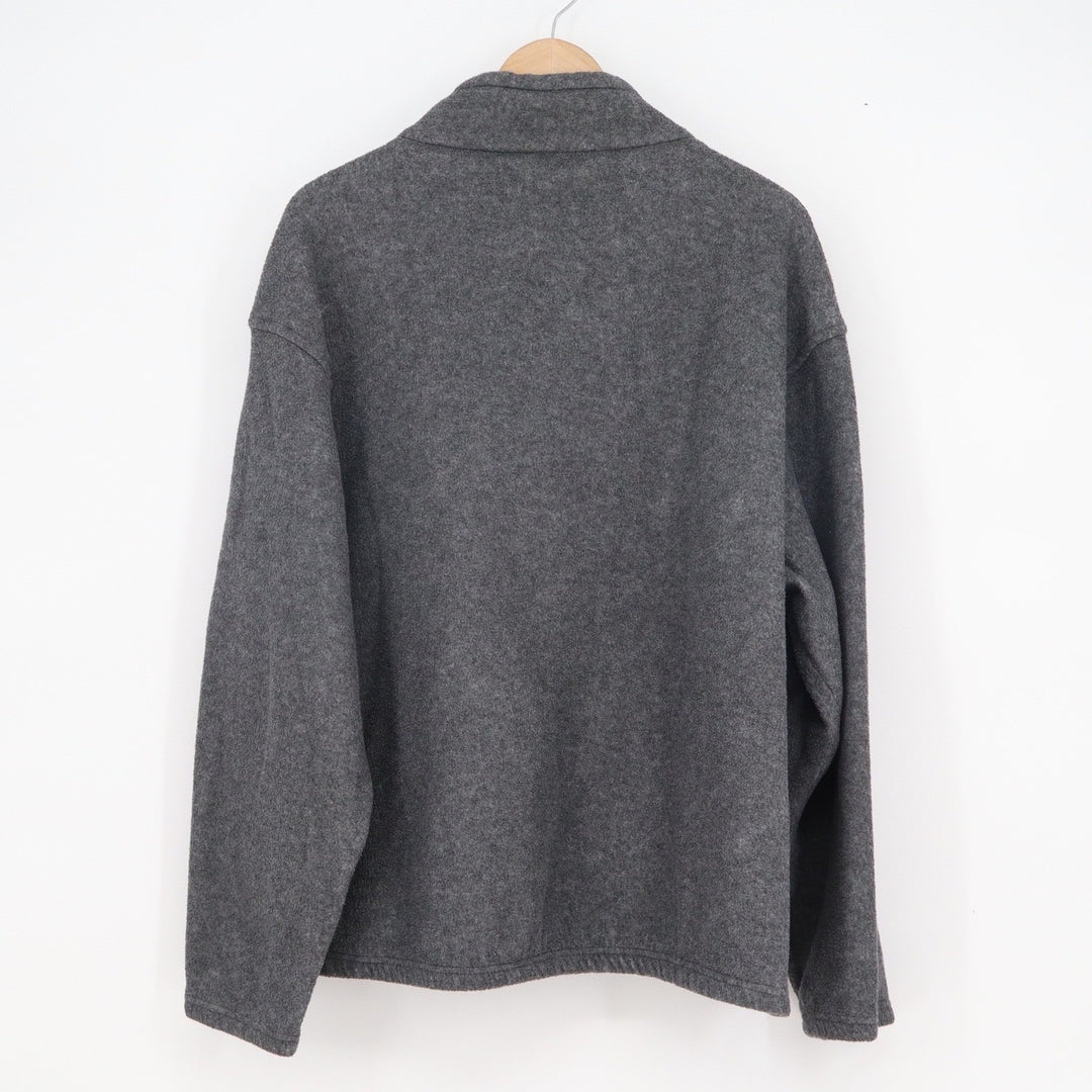 Harvard Square Boston Red Sox Quarter Zip Fleece Pullover Gray Mens XL