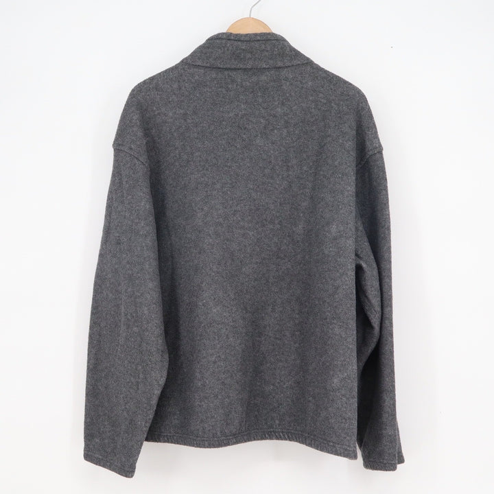 Harvard Square Boston Red Sox Quarter Zip Fleece Pullover Gray Mens XL