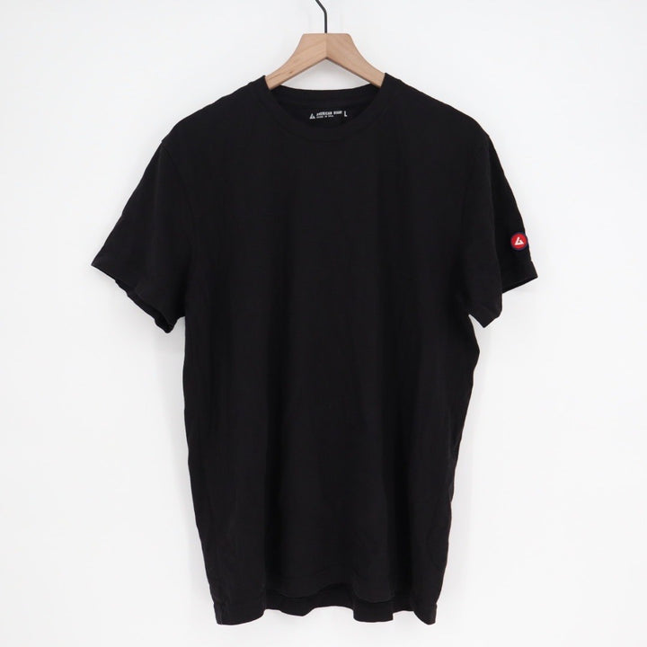 American Giant Mens Black Crew Neck T Shirt Size L Made in USA