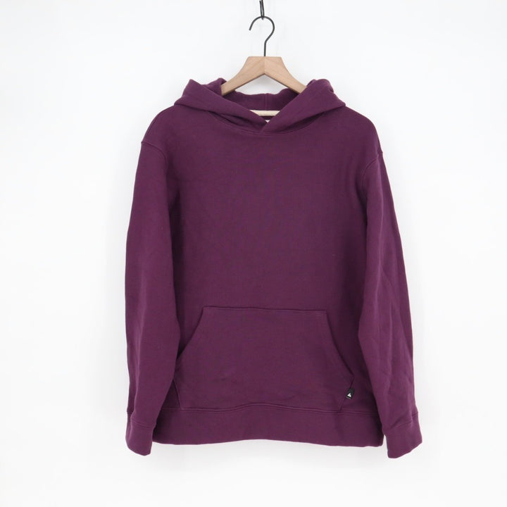 American Giant Midweight Hoodie Womens Large Blackberry Wine Fleece Lined Cotton