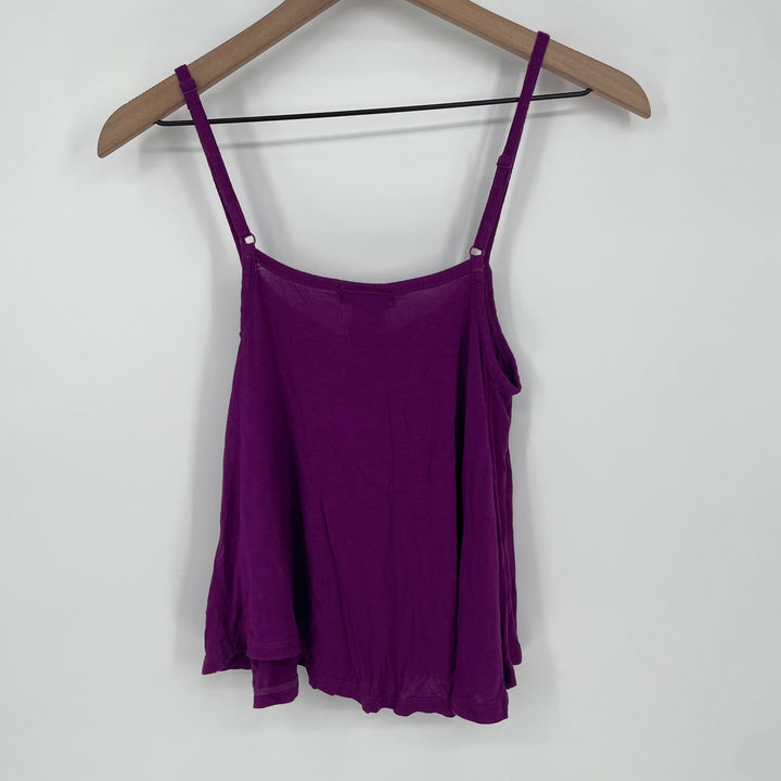 Wet Seal Purple Spaghetti Strap Cami Tank Top Size S