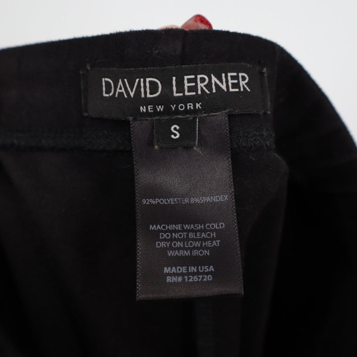 David Lerner New York Leggings Womens Small Black Stretch Yoga Running Pull On