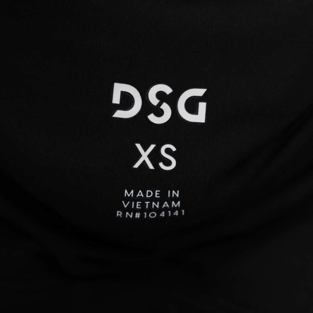 DSG Momentum Capri Womens XS Pure Black High Rise Crop Leggings