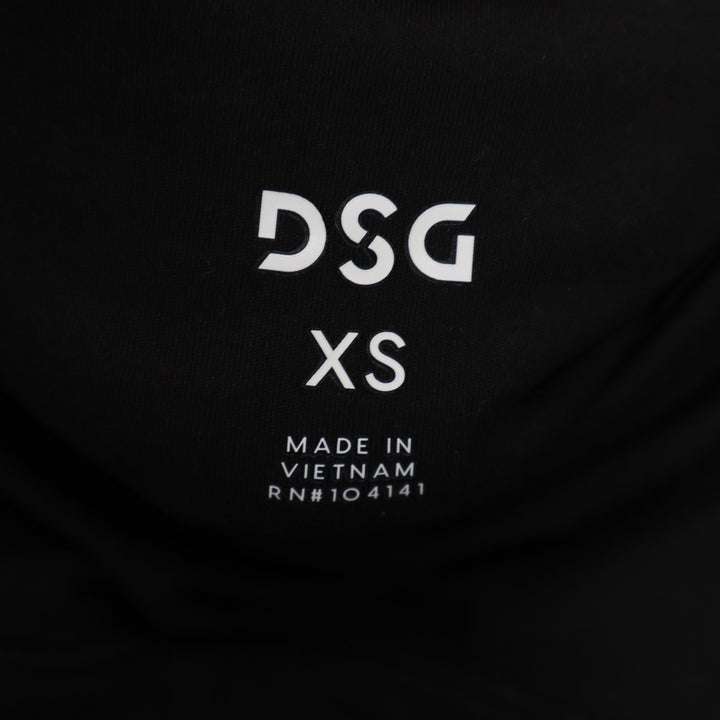 DSG Momentum Capri Womens XS Pure Black High Rise Crop Leggings