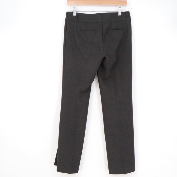 Ann Taylor LOFT Marisa Trousers Charcoal Gray Petite 4P Straight Leg Dress Pants