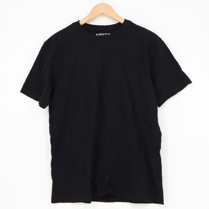 American Giant Black Cotton T Shirt Crew Neck Basic Made in USA Mens Size M