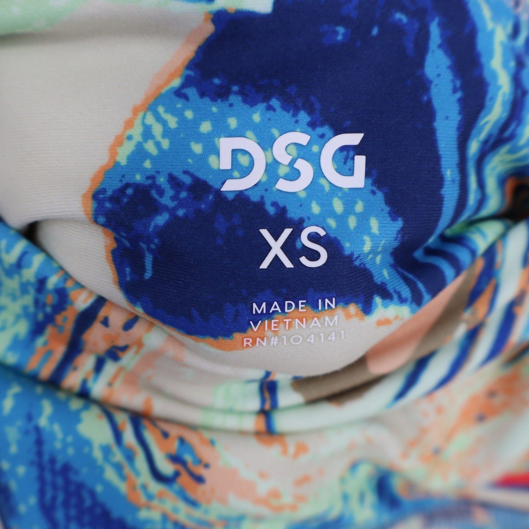 DSG Momentum 7/8 Leggings Womens XS Amped Up Multi Marble Swirl NEW