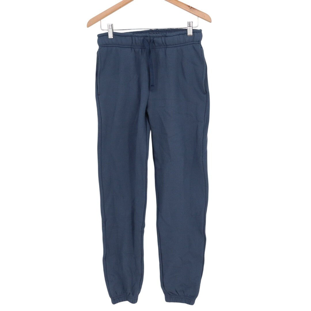 American Giant Sweatpants Womens XS Blue Slash Pockets Drawstring Waist Outdoor