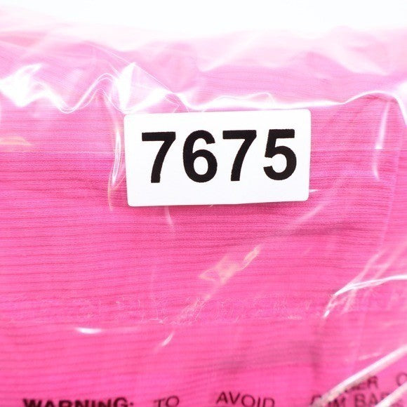 Naked Wardrobe Hot Pink Ribbed Split Hem Leggings XL