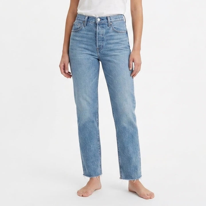 Old Navy Extra High-Rise Kicker Boot-Cut Jeans Blue Raw Hem Size 12
