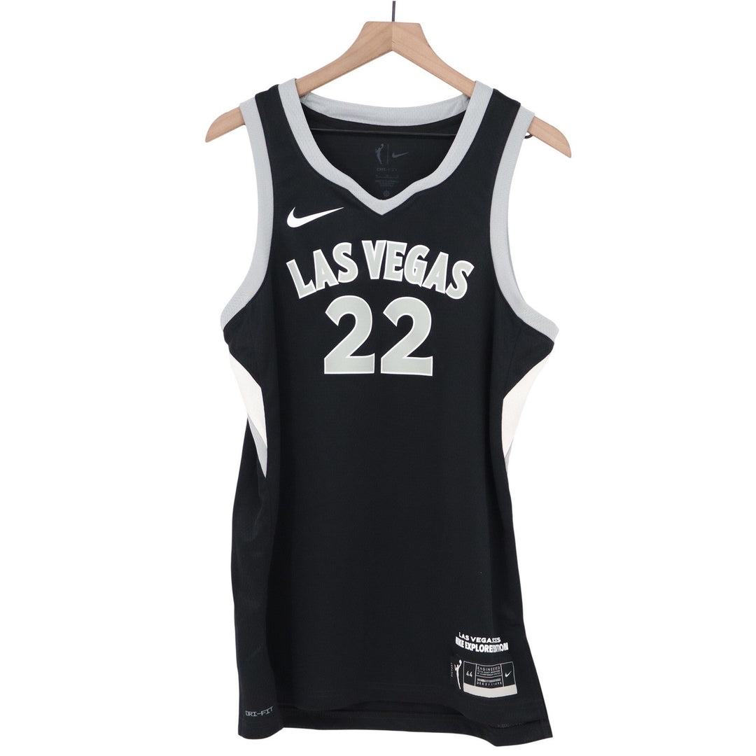 Nike Las Vegas Aces A'ja Wilson 22 Explorer Edition Jersey Black