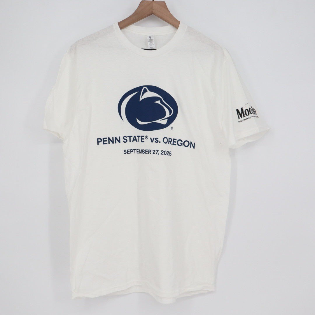 Penn State Nittany Lions vs Oregon Ducks Football Game T Shirt Modelo Size L