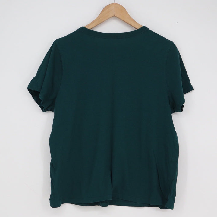 Old Navy Books & Coffee Study Collective Graphic Tee Forest Green Large