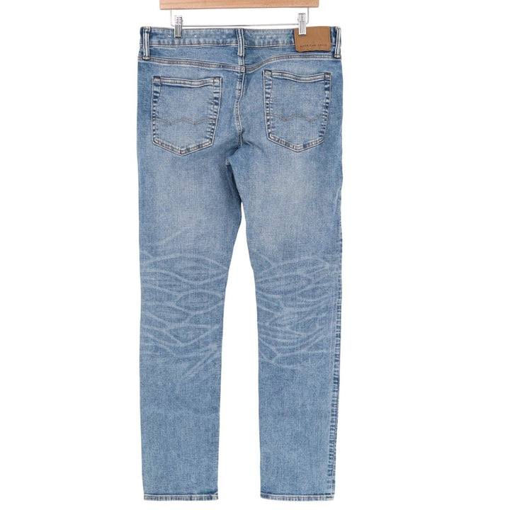 American Eagle Outfitters Skinny Jeans Mens 34x34 Blue Denim Mid Rise Zip Fly