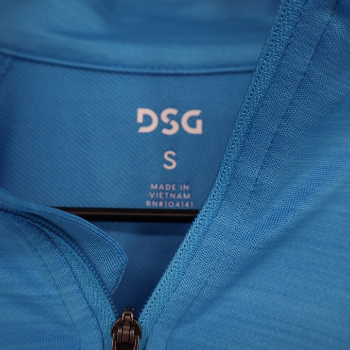 DSG Womens Movement 1/4 Zip Pullover Aqua Blue Heather Small NWT
