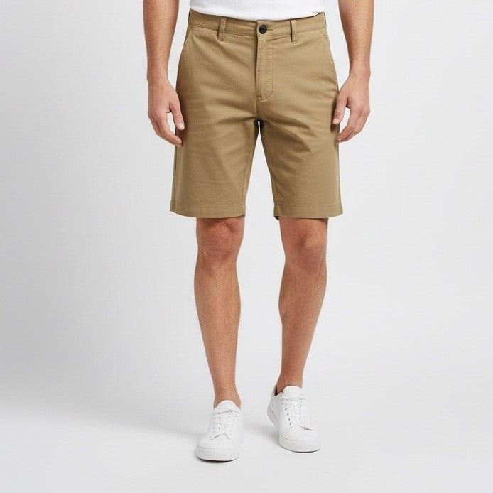 Banana Republic Men's Tan Chino Shorts Flat Front Stretch Size 34