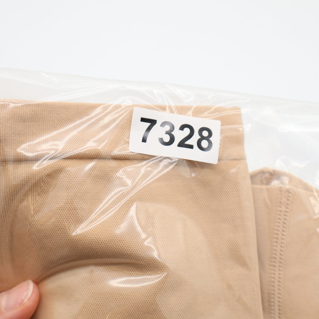 Jockey Slimmers High Waisted Shaping Shorts Women Medium Beige Stretch Shapewear