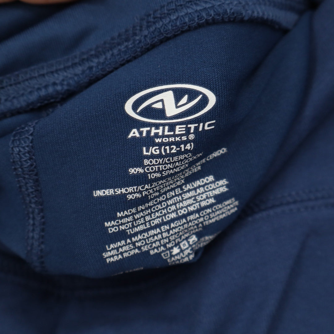 Athletic Works Womens Navy Blue DriWorks Active Skort Size L 12-14