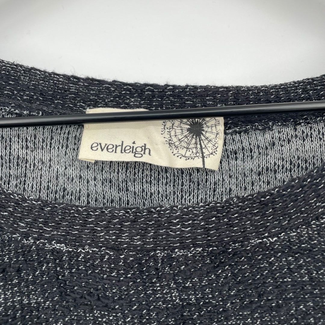 everleigh Striped Knit Sweater Pullover Long Sleeve M