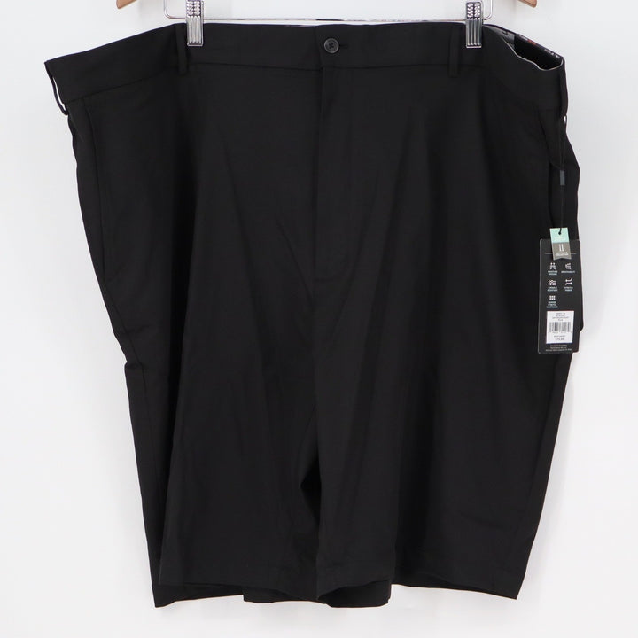Walter Hagen Mens Perfect 11 Golf Shorts Black Big & Tall 48