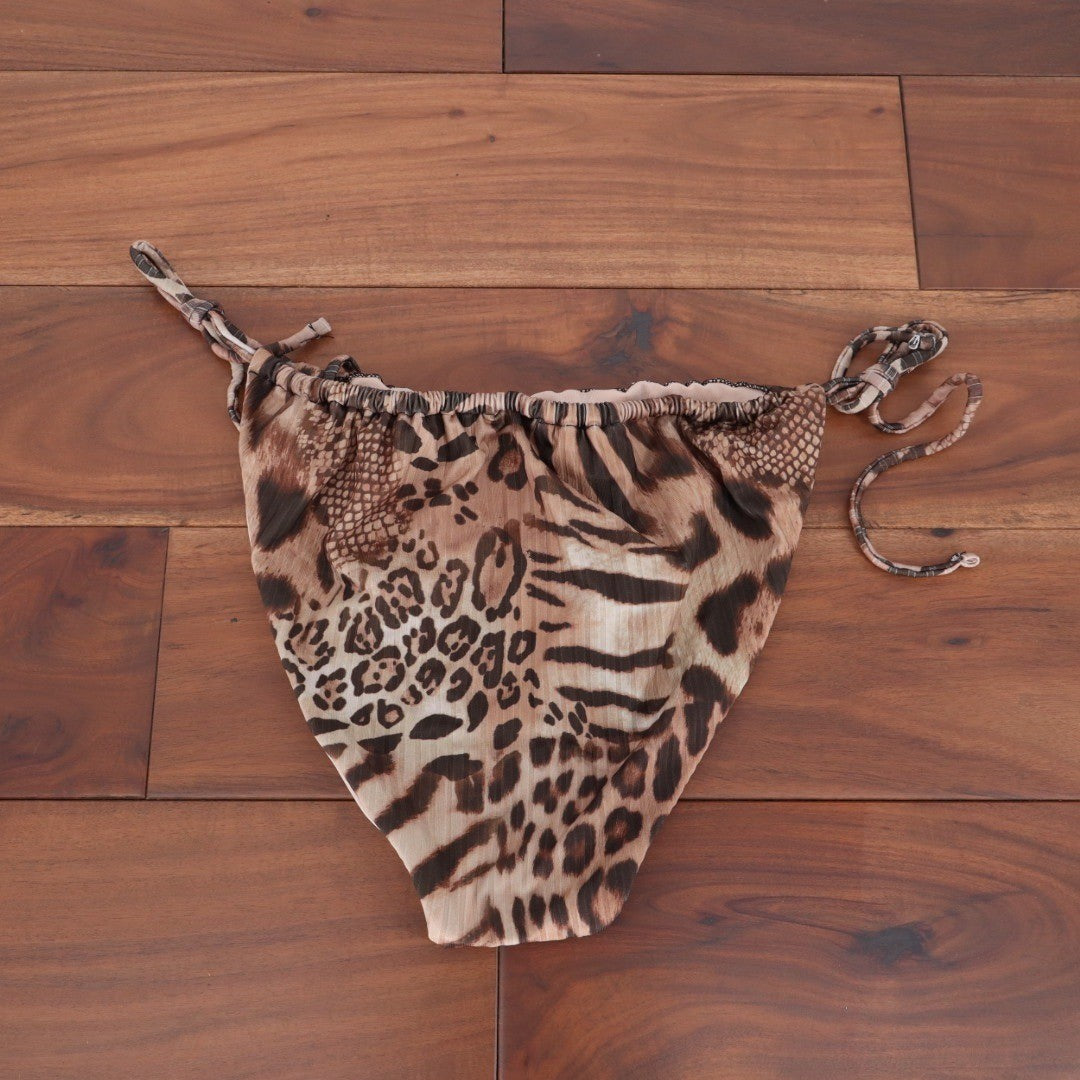 ASOS Design Leopard Animal Print Bikini Bottoms Size US 8