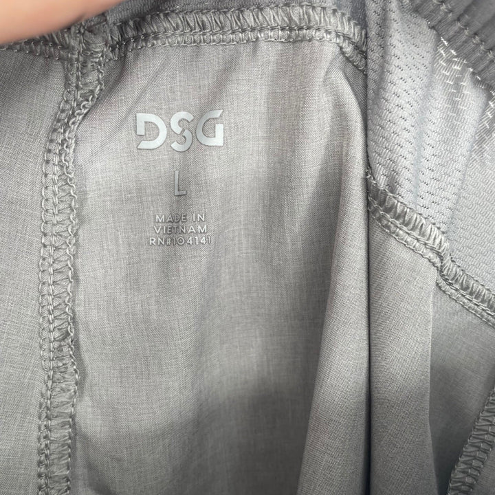 DSG Men's Athletic Shorts Gray Elastic Waist Pockets Size L