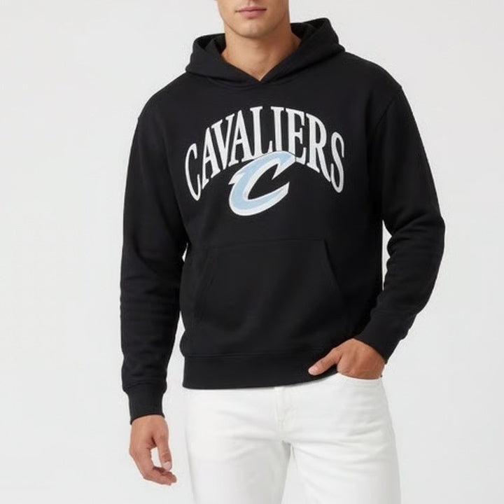 47 Brand Cleveland Cavaliers City Edit Hoodie Flint Black Small