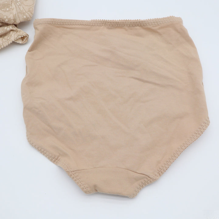 Tummy Solutions High Waisted Shapewear Briefs Beige Nude Medium DFX037