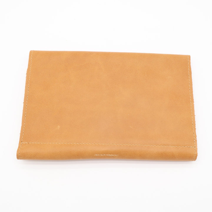 Hearth & Hand with Magnolia Womens Wallet Brown Leather Foldover Flap Pocket
