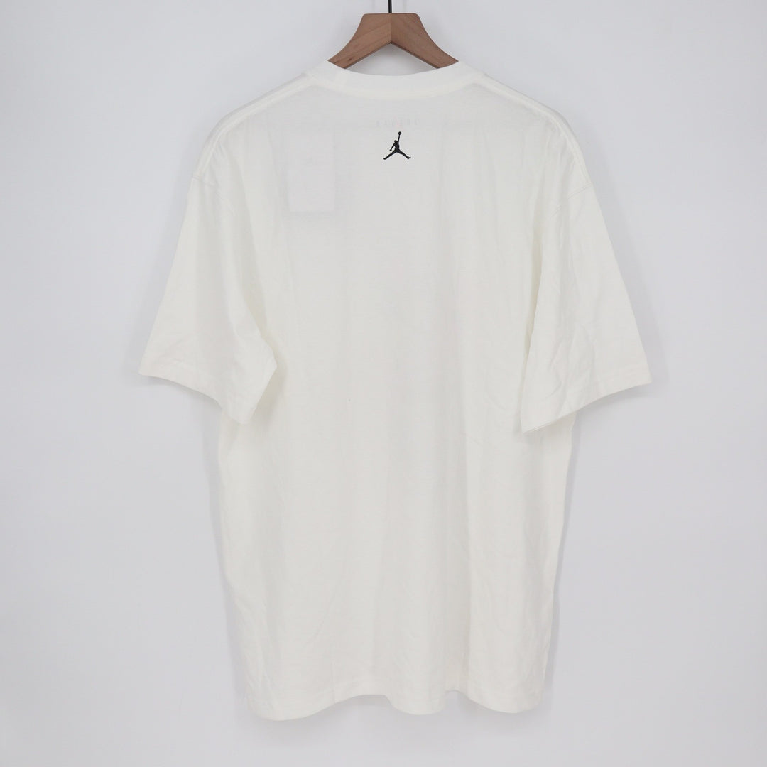 Jordan Brand Forever Floral Basketball Hoop Graphic T-Shirt White M