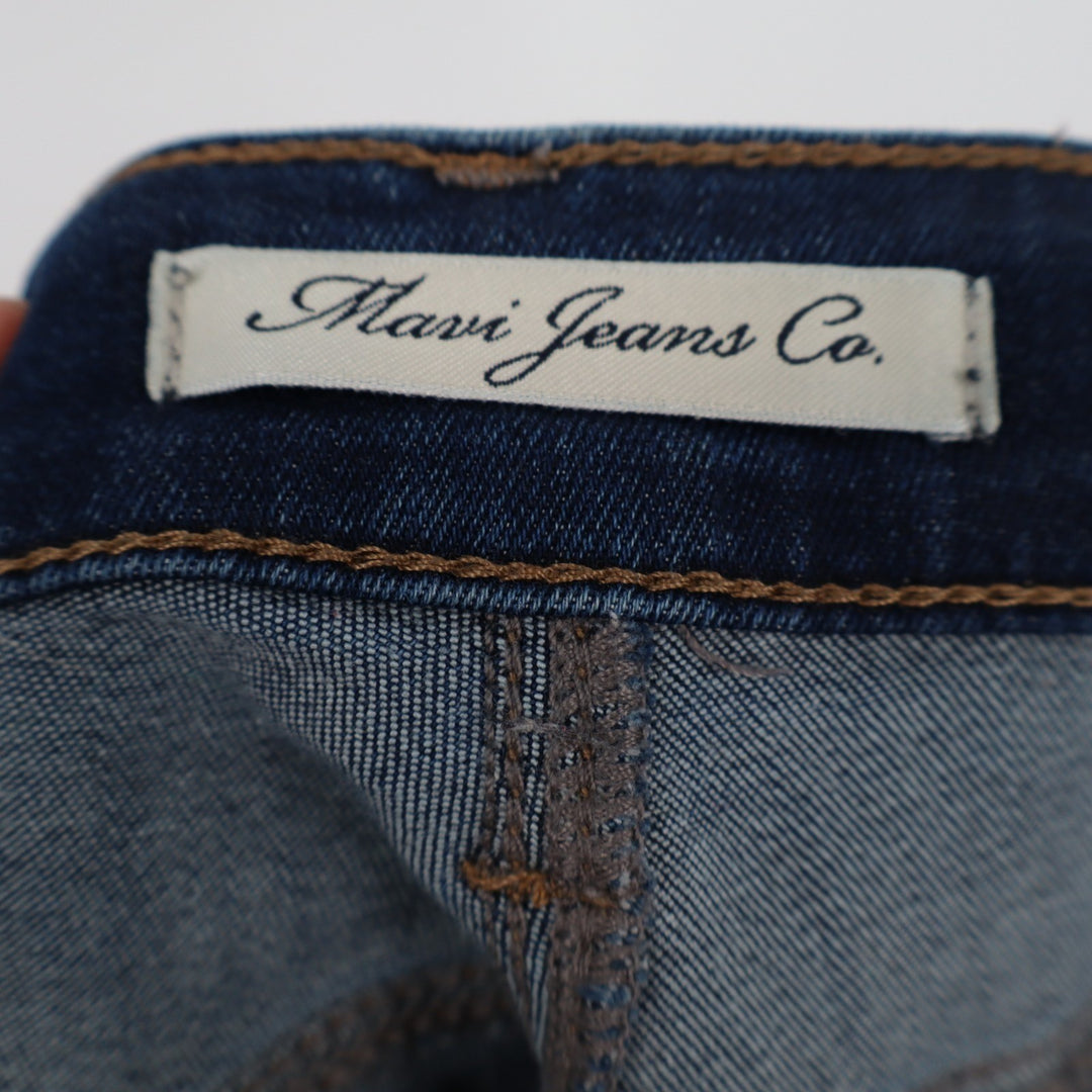 Mavi Jeans Womens W32 Blue Denim Cotton Stretch 5-Pockets Mid Rise Skinny Leg