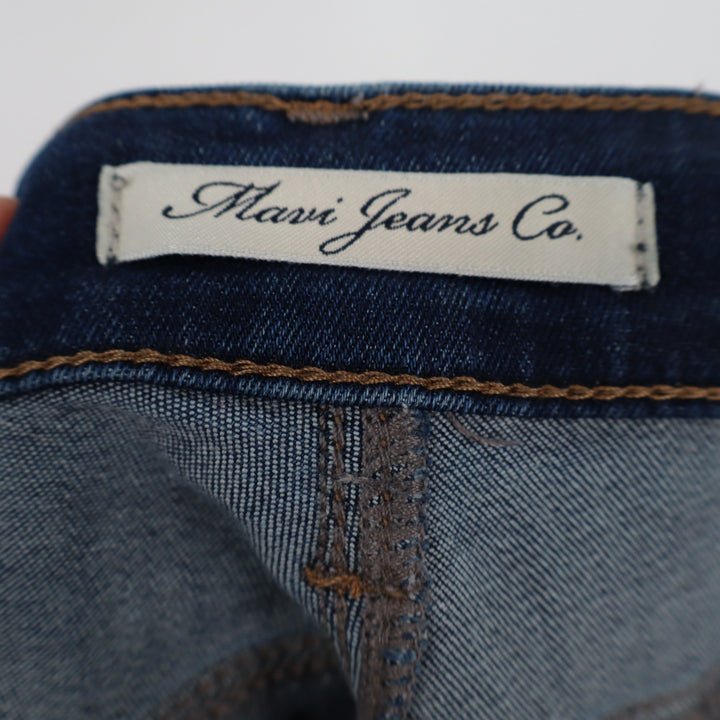 Mavi Jeans Womens W32 Blue Denim Cotton Stretch 5-Pockets Mid Rise Skinny Leg