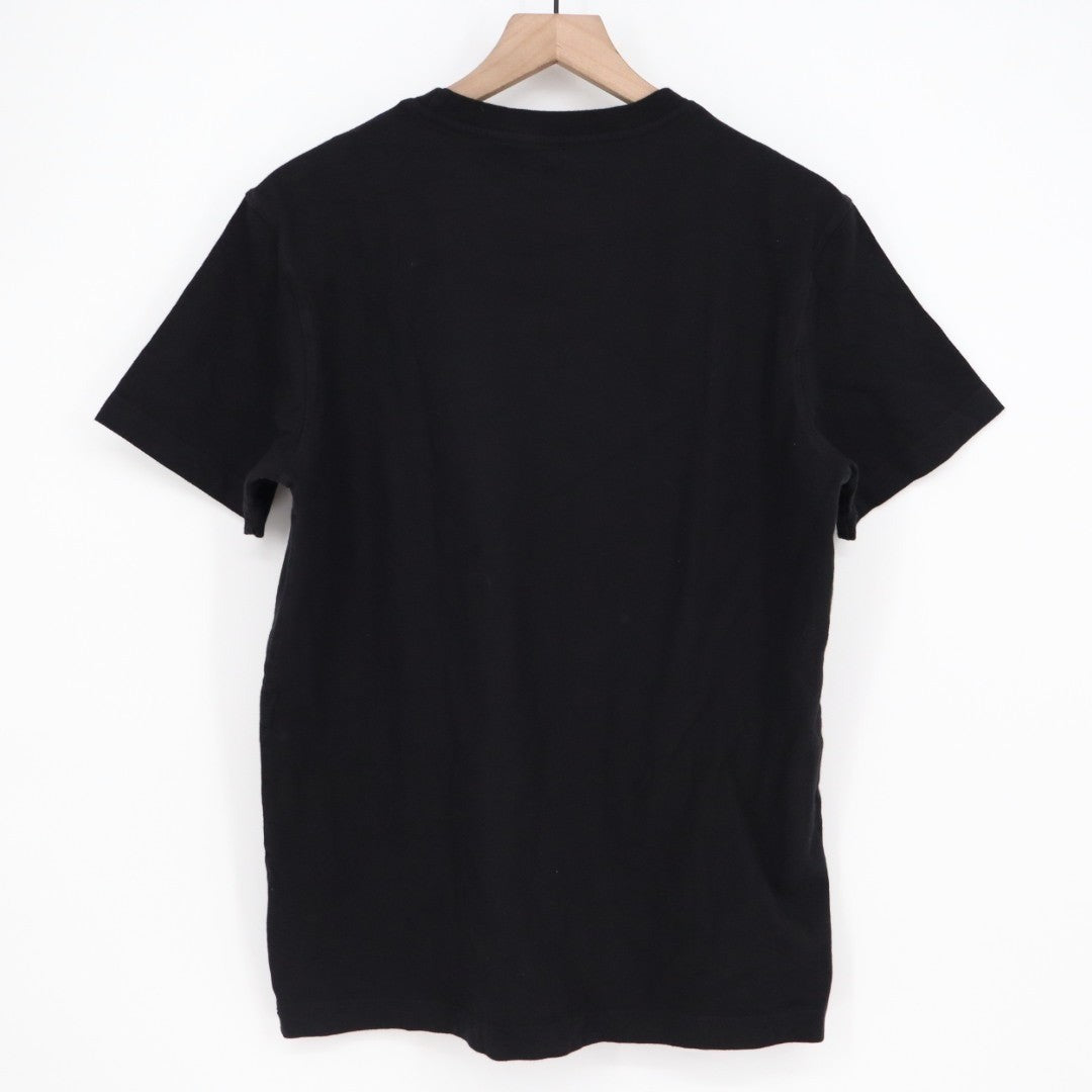 American Giant T-Shirt Mens S Black Cotton Front Pocket Crew Neck Short Sleeve