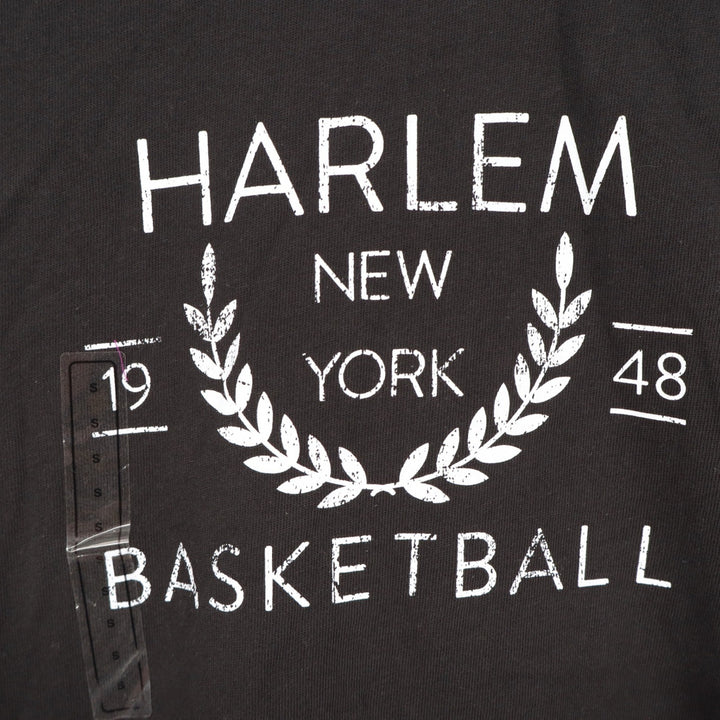 DSG Girls Harlem New York Basketball Graphic Tee Black Cotton Shirt Size S 8-9