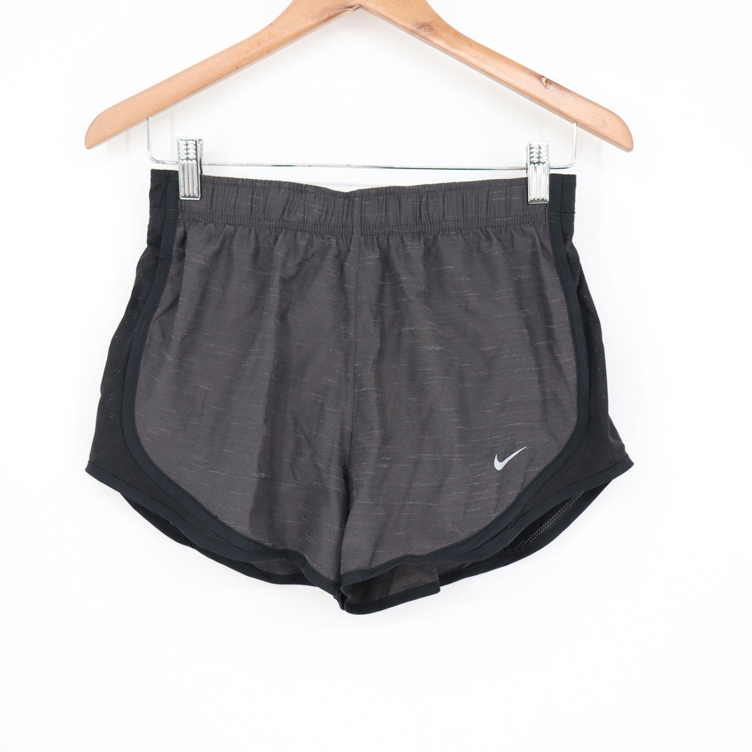 Nike Womens Dri-FIT Running Shorts Gray Black Heathered DB4487-083 Size S NWT