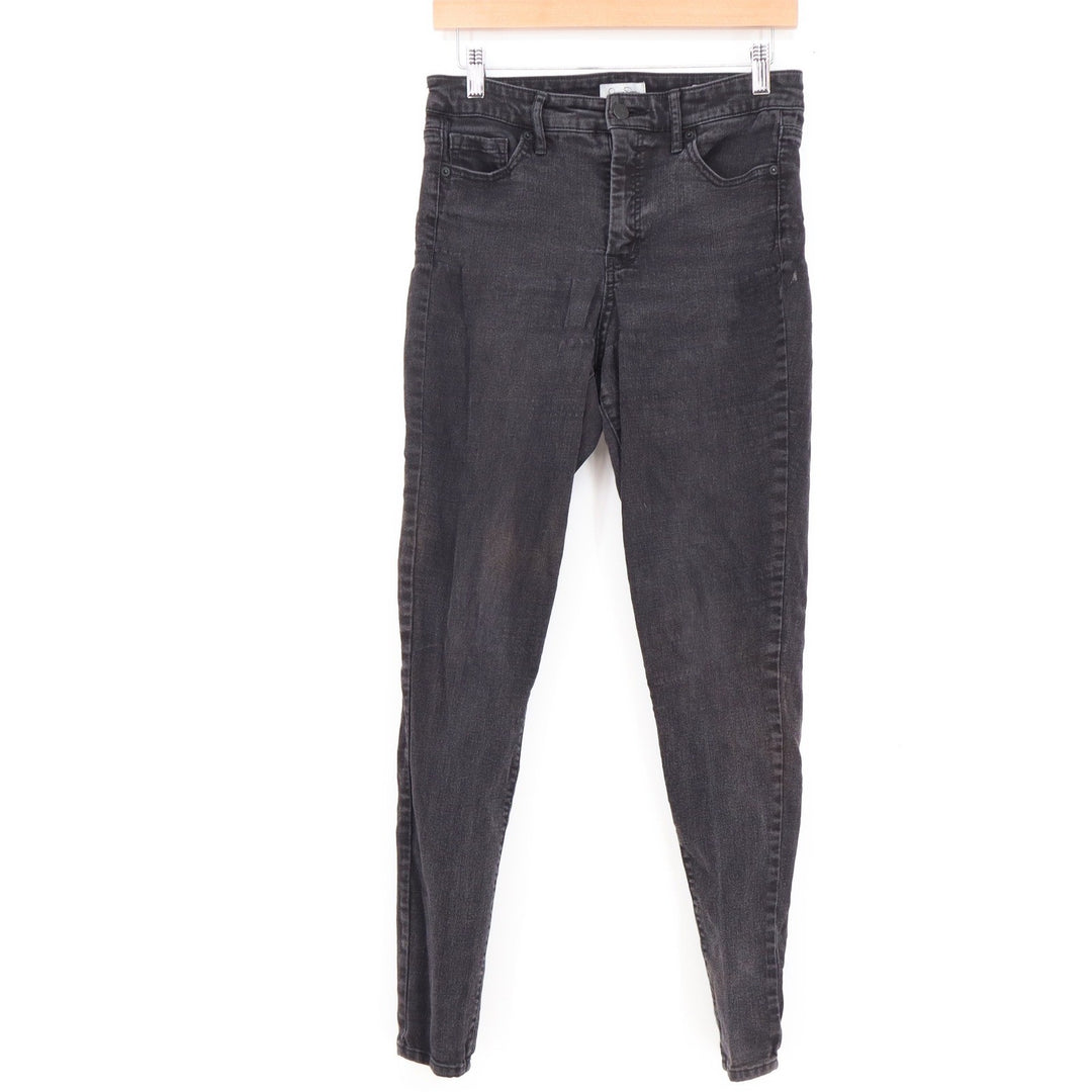Jessica Simpson Womens High Rise Skinny Jeans Black Denim Size 6/28 Stretch