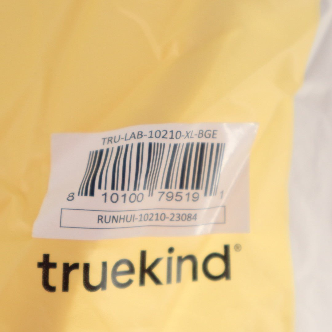 Truekind Supportive Comfort Wireless Shaping Bra XL Beige Sweetheart Neckline