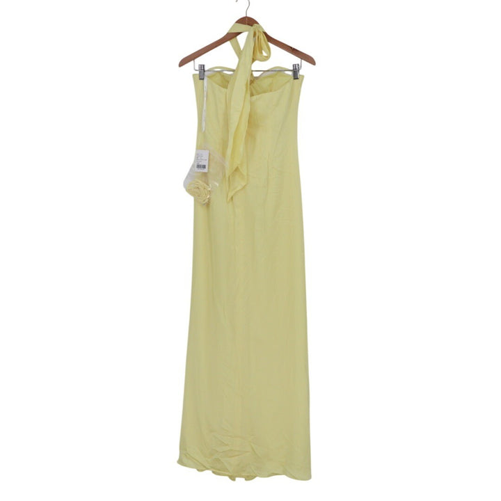 Dessy Collection Draped Satin Grecian Column Gown With Convertible Straps Size 2