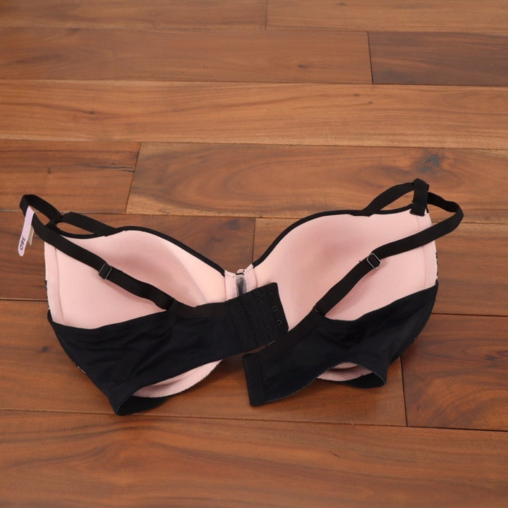 Maidenform Push-Up Bra Womens 38D Blush Stretch Lace Detail Underwire Padded