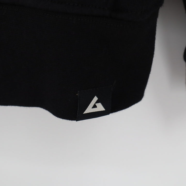 American Giant Hoodie Mens Medium Black Fleece Full Zip Long Sleeve Cotton Logo