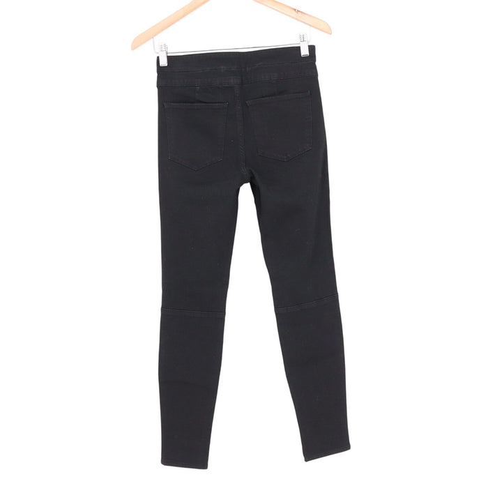 Abercrombie & Fitch High Rise Super Skinny Jeans Womens 27 Black Exposed Button