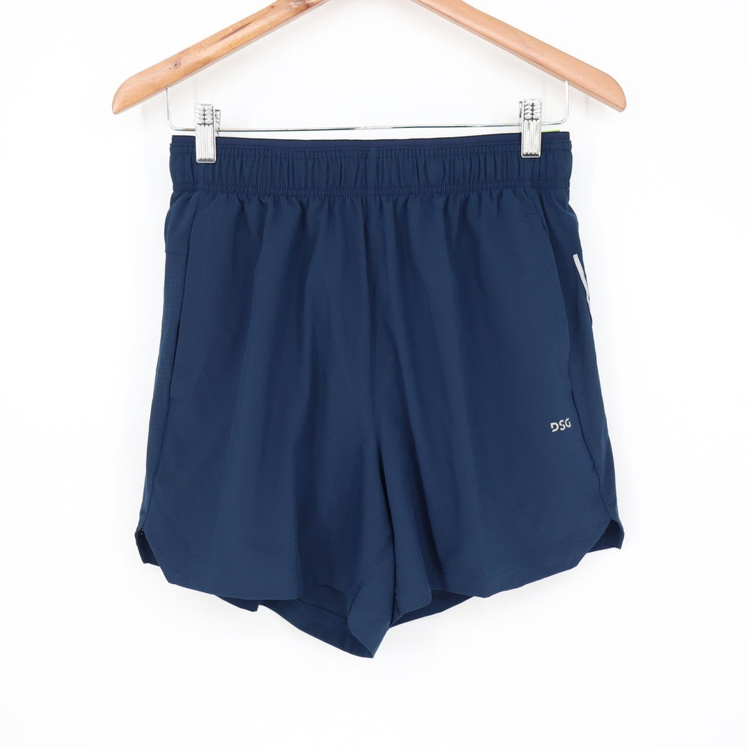 DSG Mens 5 Inch Stride Run Short University Navy Blue Size S
