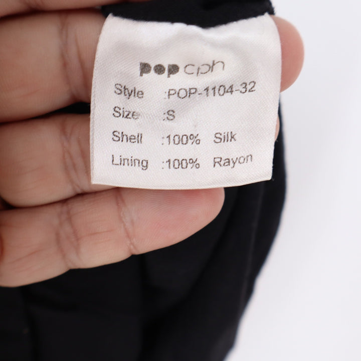 Pop CPH Silk Watercolor Floral Cap Sleeve Mini Dress Grey Small