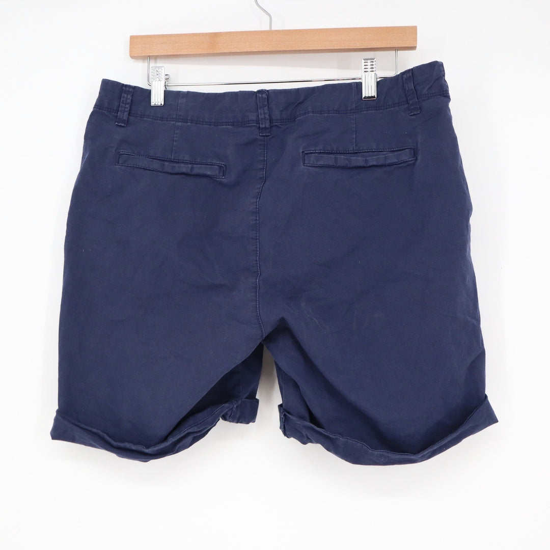 Old Navy Mens Navy Blue Stretch Cotton Chino Shorts Size 10