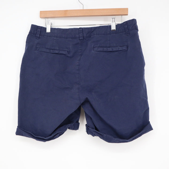 Old Navy Mens Navy Blue Stretch Cotton Chino Shorts Size 10