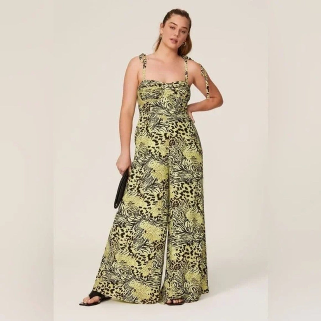 Fame and Parner Suraya Safari Citrus Jumpsuit Size 10