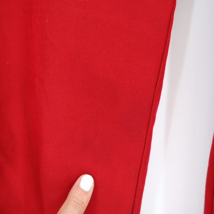 Nicole Miller New York Red Straight Leg Dress Pants Womens 14 Workwear