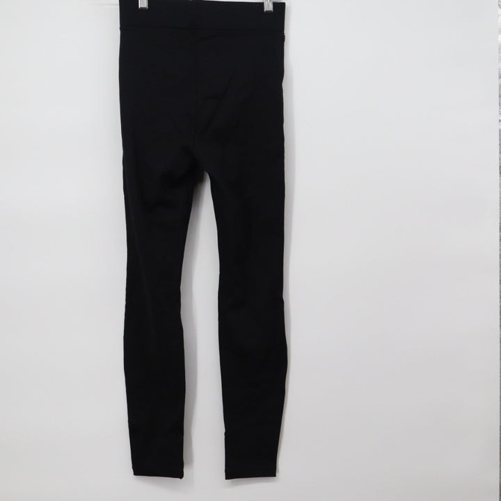 American Giant Ponte Slim Pants Womens 0 Super Black Stretch Casual Skinny Leg